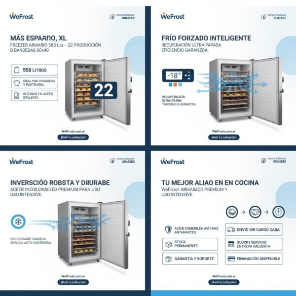 Freezer armario 1 puerta